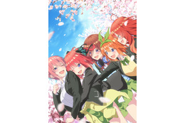 映画「五等分の花嫁」五つ子が桜舞うなか、満開の笑顔を咲かせる！ キービジュアル第3弾公開 画像