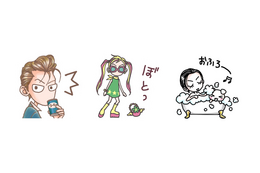 漫画家・矢沢あい、120点描き下ろし！「天ない」「ご近所物語」「NANA」LINEスタンプ登場「使い倒してもらえたら本望です」 画像