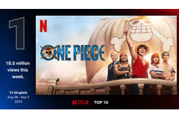 Netflix実写「ONE PIECE」堂々の1位発進！世界93か国でTOP10入り 画像