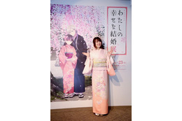 「わたしの幸せな結婚」企画展に斎森美世役・上田麗奈が桜模様の着物姿で来場♪「時間をかけて味わいたくなる空間でした」【会場レポ】