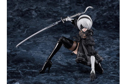 この太もも動かせるぞ！「NieR:Automata Ver1.1a」より「2B」がfigma化―ディスプレイを盛り上げる「ポッド０４２」「白の契約」なども付属 画像