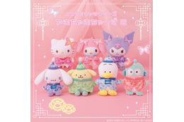 「サンリオ」シナモンやポムポムプリンの“チャイナ姿”がかわいい♪ やむちゃむちゃ～ず第2弾グッズ登場 画像