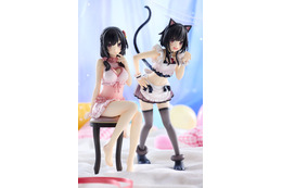 「このすば」めぐみんが猫耳メイド、ゆんゆんがネグリジェ姿でフィギュアに！ 原作版のイラストがモチーフ 画像