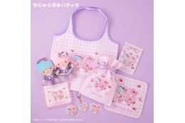 「サンリオ」キティやポムポムプリン、シナモンたちのレトロなギンガムチェック×フルーツがかわいい♪ 新作グッズ登場 画像