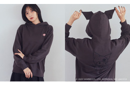 「サンリオ」マイメロ＆クロミの“耳”付きパーカーでなりきり気分♪ かわいすぎる 「earth music&ecology」コラボアイテム 画像