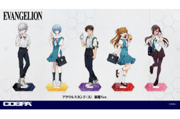 「エヴァ」秋葉原の街を楽しむシンジやレイ、アスカたちが描き下ろし♪先行販売グッズ登場のポップアップ開催