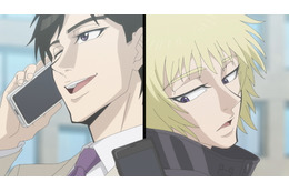 秋アニメ「忍者と極道」意気投合した忍者（CV.小林千晃）と極道（CV.小西克幸）だが、相手は因縁の勢力で…第1話先行カット 画像