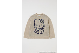 「サンリオ」ハローキティ、ニットの優しさに秋冬はほっこり♪ 「MOUSSY」コラボアパレル登場 画像