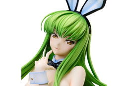「コードギアス」C.C.がバニースーツ姿で挑発的な魅力ダダ漏れ…♪ 約60cmのビッグサイズでフィギュア化