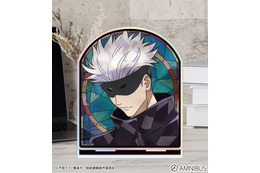 「呪術廻戦」虎杖悠仁、五条悟、狗巻棘たちを“アール・ヌーヴォー×ステンドグラス”で表現♪ 新グッズ6種が登場 画像