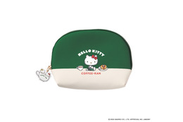 ハローキティと珈琲館が初コラボ！ カフェの制服を着たキティ＆ミミィがデザインされた巾着バッグやポーチが登場 画像