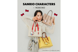 「サンリオ」キティ、ポチャッコたちを大人かわいく持とう♪ 日常使いにも◎“チャーム付ミドルバッグ”登場 画像