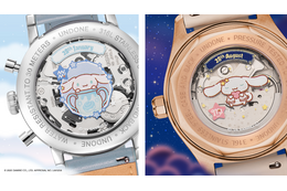 「サンリオ」かわいいシナモロール＆ダイヤモンド煌めく…“夢が叶う時計”誕生！ウォッチブランドとコラボ 画像