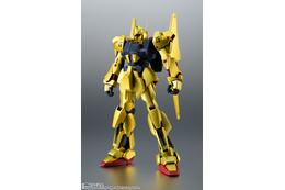 シンプルな武装とスタイリッシュな造形に惚れ惚れ！金色に輝く「百式」が立体化！特徴的な4種類の頭部センサーも付属 画像