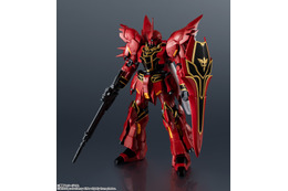 「見せてもらおうか。新しいガンダムの性能とやらを」「機動戦士ガンダムUC」よりシナンジュが再販！赤を基調としたカラーリングに黒と金の装飾が映える