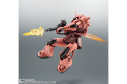 シャアザクのROBOT魂が再販！圧倒的な可動域でシャアキックやショルダータックルを再現可能　武器エフェクトも豪華仕様