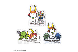 「ガンダム」連邦軍、ジオン公国に“ひこにゃん”コラボも!? ハロを貼ろう♪ステッカーセット登場