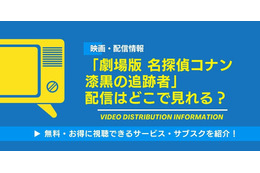 「劇場版 名探偵コナン 漆黒の追跡者（チェイサー）」の配信はどこで見れる？無料視聴できるサービス・サブスクを紹介！