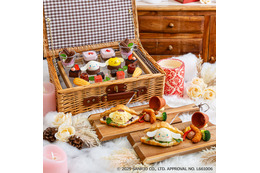 可愛すぎて食べられない…「サンリオキャラクターズ ガーデンカフェ」選べるアフタヌーンティーや韓国風ワッフルなどの冬季限定メニューが登場