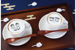 「忍たま乱太郎」山田先生＆土井先生のたましいラテ!? 原作・落第忍者乱太郎のコラボメニューに舌つづみ♪ 「原画展」は1月25日まで【宮城県石巻市】