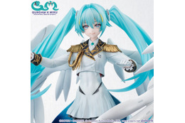 白い翼が生えた幻想的なミク♪ 「初音ミク × ウイングガンダムゼロ EW」フィギュアが2次受注決定！