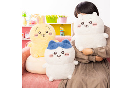 「ちいかわ」ぽっちゃり感がたまらん…！ハチワレ、うさぎの“重め！”抱っこぬいなど最新グッズが登場♪
