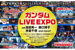 「ガンダム LIVE EXPO」パシフィコ横浜にて開催 池田秀一、森口博子、米倉千尋らが歌いあげる 画像