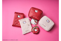 ハローキティ、いちごのリボンで上品おめかし♪「Maison de FLEUR」コラボで特別コレクションがファミマ、書店で展開
