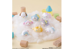 「サンリオ」キティやポムポムプリン、シナモンたちがベビーverでやわらかソフビ化♪食玩「もっちりころりん♪」登場