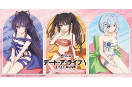 プレゼント私!?「デート・ア・ライブ」夜刀神十香、時崎狂三、鳶一折紙がリボン風衣装で悩殺！ キャラクターくじに登場【くじQ】