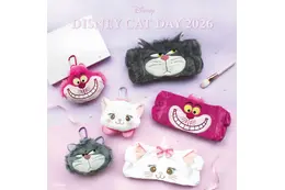 ニャーニャーニャー♪「ディズニー」猫キャラたちがふわふわグッズに！お顔ポーチ＆ヘアバンド【猫の日】