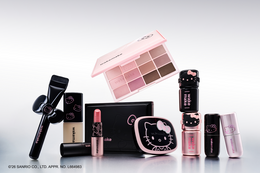 キティが大人かわいいコスメに大変身♪ 限定パケ＆カラーの定番アイパレットやリップも♪「wakemake」コラボ