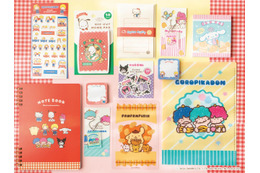 レトロ可愛い♪キティ、シナモロール、パティ＆ジミーらがお菓子モチーフの文具に！新登場