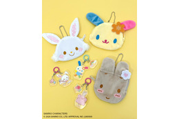 ウサハナのお顔ポーチが超キュート♪ 「サンリオ」春の“イースター”をテーマにした新作グッズがサンキューマートより登場