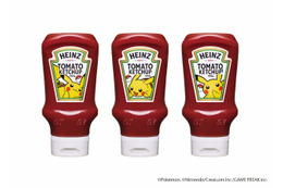 ハインツの逆さボトルケチャップに「ピカチュウ」が登場！ピカチュウのほっぺにケチャップを入れられるオリジナルプレートがもらえるプレゼント企画も♪