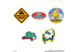 「マリオカート ワールド」のステッカーが全20種類！“ヨッシーズのダッシュフード”イメージのスナックが登場