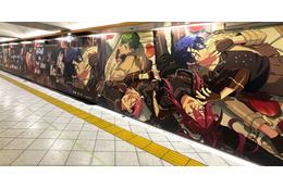 池袋に超特大広告!?  車内にもジュイス、望見、 舞珠、チトセが…♪「あんスタ」MELLOW DEAR USデビュー記念で全国に広告展開