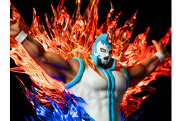 光って燃え上がる炎！「キン肉マン」マリポーサの必殺技“モクテスマ・ディフェンス”を使った姿でが立体化！原型師・伊藤嘉紀氏が細部までこだわった1品