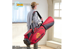 キャディバッグ シャア専用ザク、出る！「ガンダム」のゴルフグッズでグリーンに立つ!!