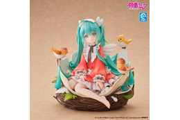 小鳥と戯れる初音ミクが可愛すぎる…♪ オリジナルコンセプトをもとに、Bison倉鼠氏のイラストを忠実に再現