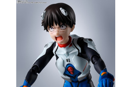 「エヴァ」碇シンジ“笑えばいいと思うよ”ほか劇中シーンを再現！ 豊富な表情パーツ付属でS.H.Figuarts化