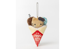 クレープに包まれたキティちゃんが超キュート♪ ハローキティ×「マリオンクレープ」コラボぬいぐるみ登場
