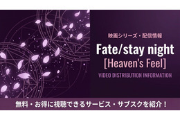 映画「Fate/stay night Heaven's Feel」の配信はどこで見れる？三部作をお得に見るサブスクを比較