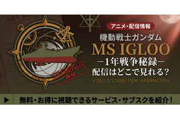 アニメ「機動戦士ガンダム MS IGLOO -1年戦争秘録-」配信・見放題はどこ？