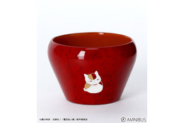 「夏目友人帳」ニャンコ先生、青森の伝統漆器・津軽塗とコラボ!? ニャンコ先生が大好きなお酒もたくさん飲めちゃう♪