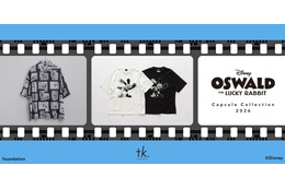 「ディズニー」ミッキー&オズワルドをデザイン♪モノトーンでシックな「tk.TAKEO KIKUCHI」カプセルコレクション登場