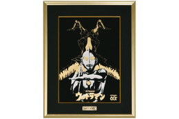 「ウルトラマン」バルタン星人、ゼットンが美しい水墨画に♪ 掛軸・箔押し作品登場