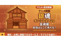アニメ「銀魂オンシアター2D 金魂篇」の配信はどこで見れる？見放題サービス比較