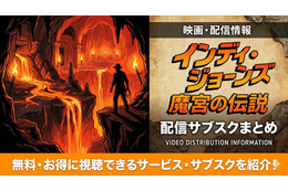 映画「インディ・ジョーンズ/魔宮の伝説」の配信はどこで見れる？サービス比較 画像