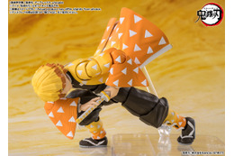 「鬼滅の刃」霹靂一閃のポーズを再現できる「S.H.Figuarts 我妻善逸」が再販！新たに発売される「S.H.Figuarts 嘴平伊之助」は猪頭部と表情パーツのふたつが楽しめる
